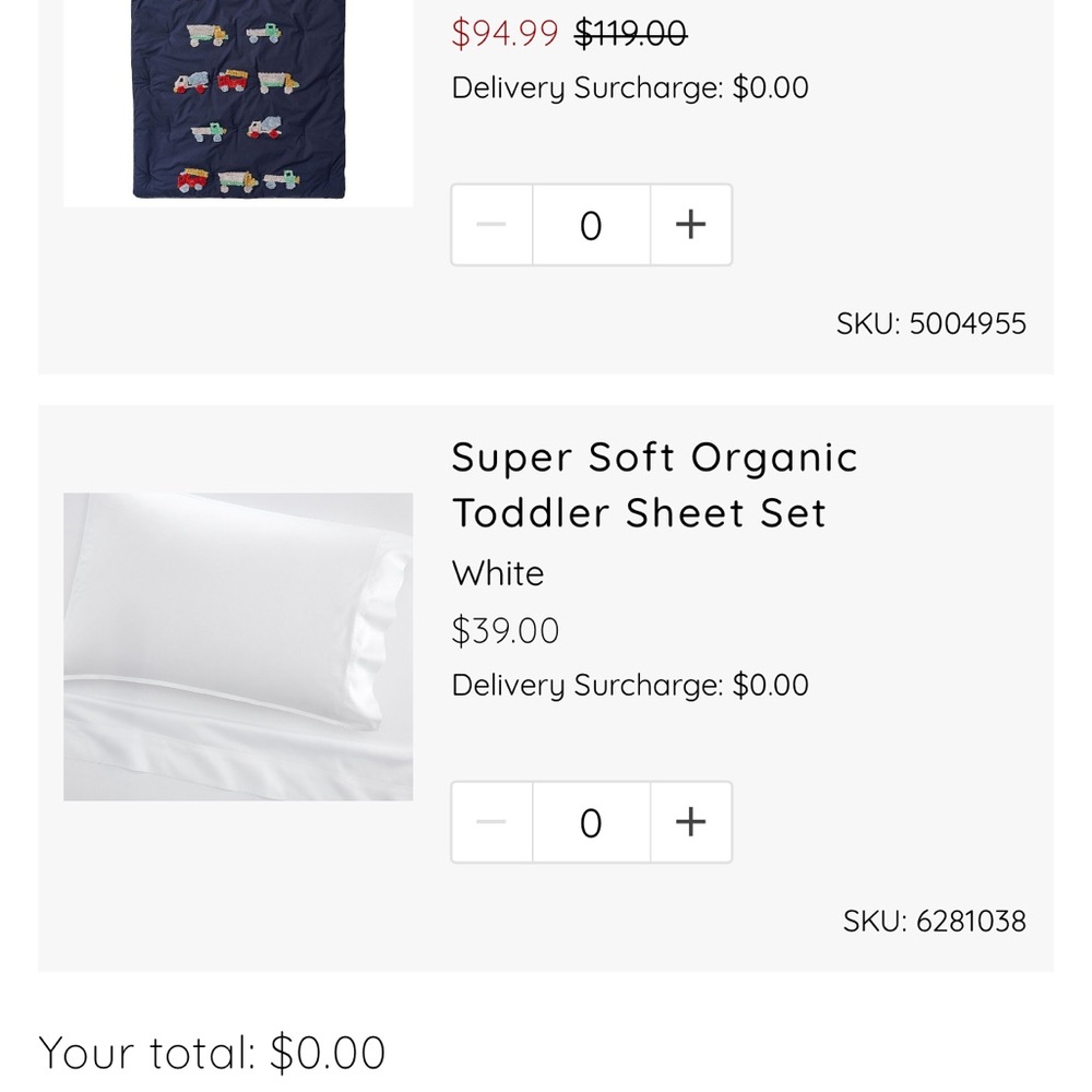 Pottery Barn Kids Candlewick Truck Toddler Comforter and Sham